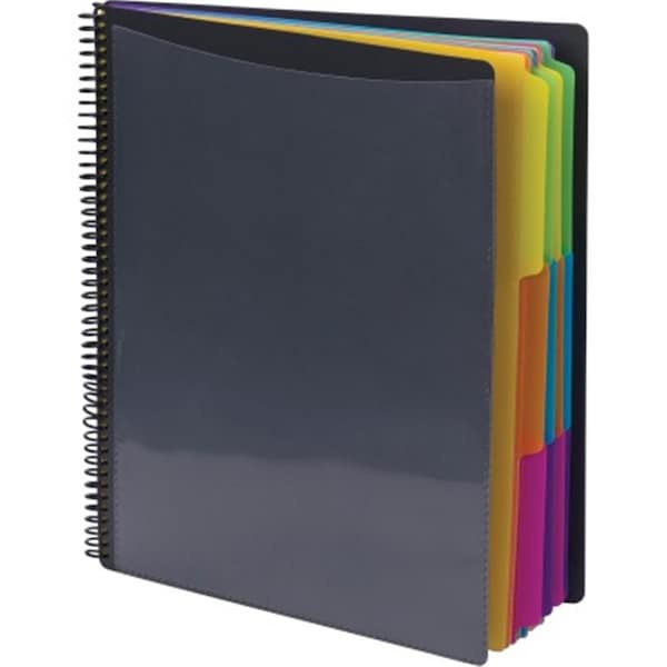 Made-To-Stick 8.5 x 11 in. 24 Pocket Poly Project Organizer, Assorted Color MA2656344 - main